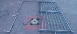 Galvanized security gate