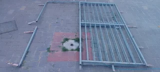 Galvanized security gate