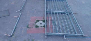 Galvanized security gate