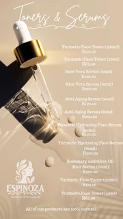 Espinoza Natural Products - Serum Range