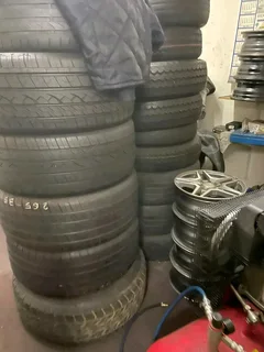 Used tyres and rims with cheap prizes