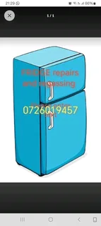 The fridge repairs and regassing