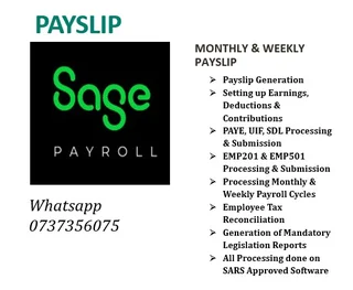 Monthly &amp;   Weekly Payslip