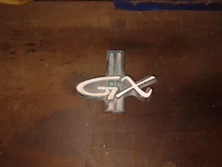 Datsun 1200 GX Sedan 1973 Model Chrome Signs