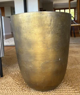 brass stool