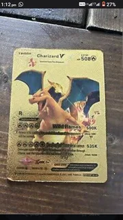Pokemon card Charizard v wildfire