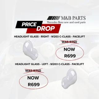 Mercedes-Benz Headlight Glass W203 Now Reduced!