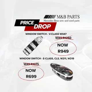 Mercedes-Benz Window Switches Now Reduced!