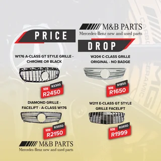 Mercedes-Benz Grilles Now Reduced!