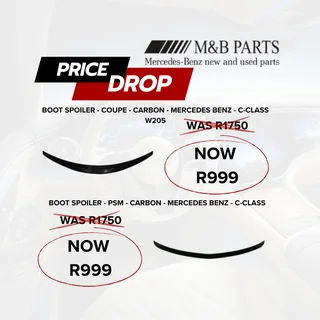 Mercedes-Benz Spoilers Now Reduced!