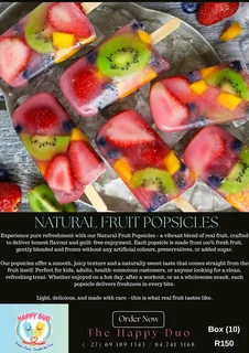  Fruit Popsicles