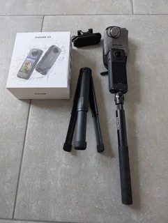 Insta360 X4 8K 360 action camera - top condition, lots of accessories.