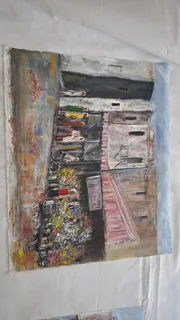 Original South-African Cultural Paintings on canvas.