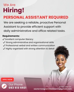 Personal Assistant Required