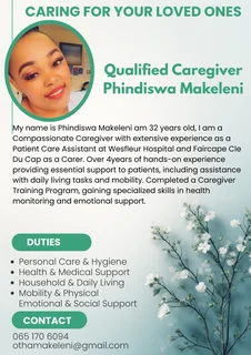 Caregiver - Ad posted by Otha Makeleni