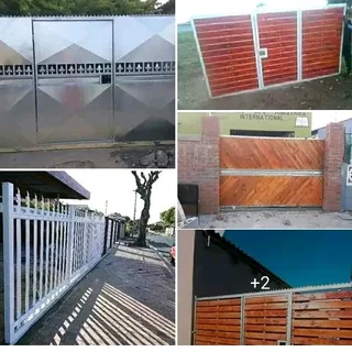 Plumbing And Security Gates Galvanized Steel Wooden Palisades Or Ceramic