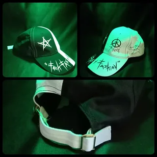 Black And White Graffiti Baseball Cap