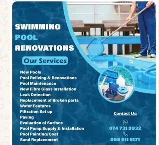 For any swimming pool problems contact us today O747319932