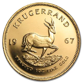 1/2 Oz Gold Kruger Rand