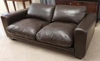 Coricraft Full Grain Leather Couch