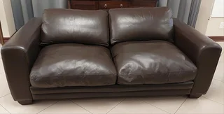Coricraft Full Grain Leather Couch