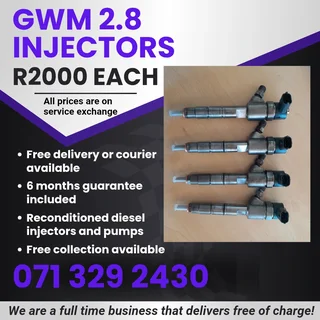 Gwm 2.8 Injectors For Sale With Warranty Included