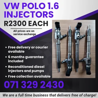 Vw Polo 1.6 Injectors For Sale With Warranty Included
