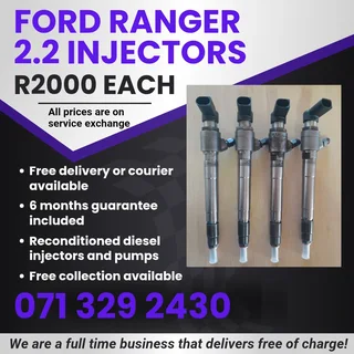 Ford Ranger 2.2 Injectors For Sale With Warranty