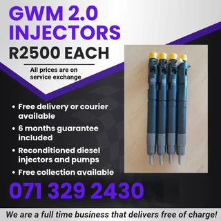 Gwm 2.0 Injectors For Sale With Warranty