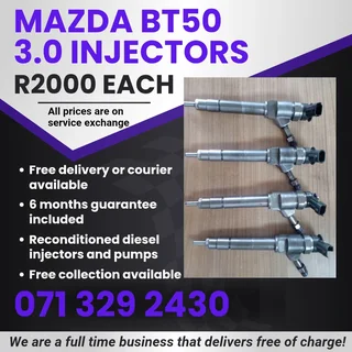 Mazda Bt50 3.0 Injectors For Sale With Warranty Included