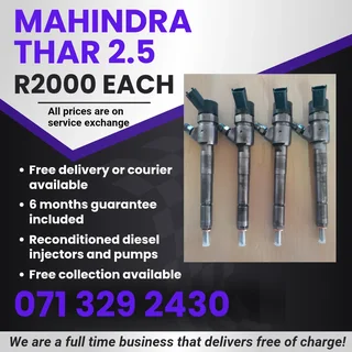 Mahindra Thar 2.5 Injectors For Sale With Warranty