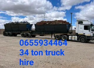34 ton side tipper hire