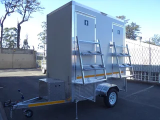Mobile Vip Toilet-Male and Female Unbraked