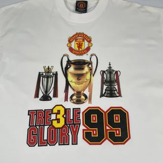 Manchester United Rare T-shirt Is Xlarge. New With Tags. Make It A Treble T-shirt - Cheers.