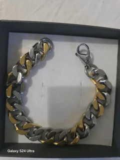 Gold and Silver hand chain