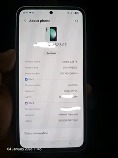 Samsung galaxy S23 Fe