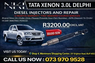 Tata Xenon 3.0L(Brand New)Diesel Fuel Injectors