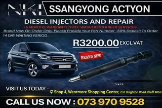 Ssangyong Actyon(Brand New) Diesel Fuel Injectors