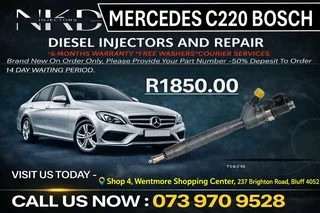 Mercedez C220 Bosch Diesel Fuel Injectors