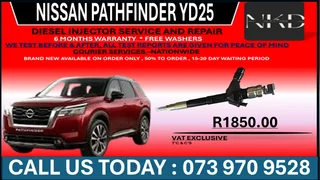 Nissan Pathfinder yd25 Diesel Injectors