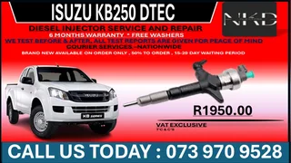 Isuzu KB250 DTEC Diesel Injectors