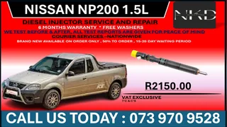 Nissan Np200 1.5L Diesel Injectors