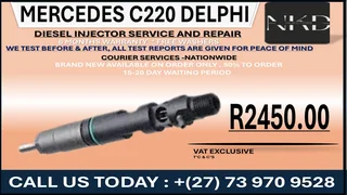 Mercedes C270 Delphi Diesel Injectors