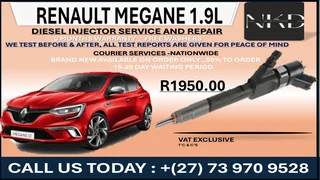 Renault Megane 1.9L Diesel Injectors