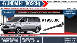 Hyundai H1 Bosch Diesel Injectors