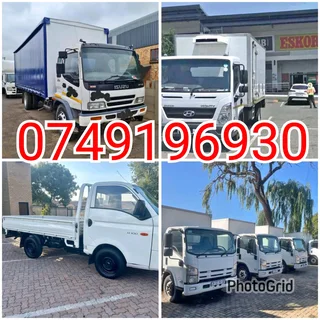 Bakkie and trailer for hire