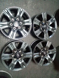 All sizes of Toyota bakkie rims available , legend 45, Hilux, GD6 ,legend 50, 55 etc