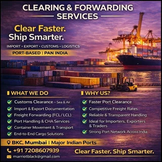 Clearing and Forwarding MarriotBlack Holdings Pty