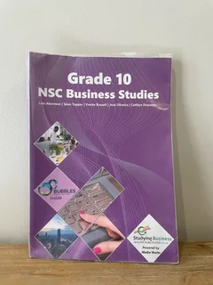 NSC Business Studies-Grade 10-ISBN:9781928361282
