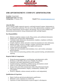 Company Administrator